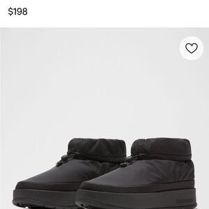 lululemon athletica Black Puffer Slip-On Boots